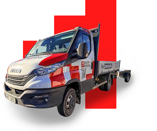 Nákladní automobil Delfy Staviva